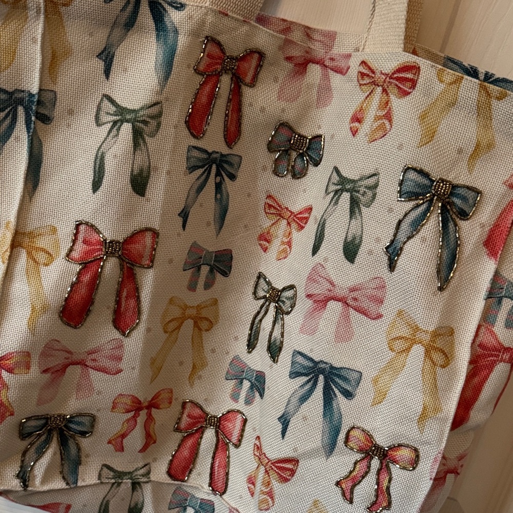 Colorful Bows Tote Bag